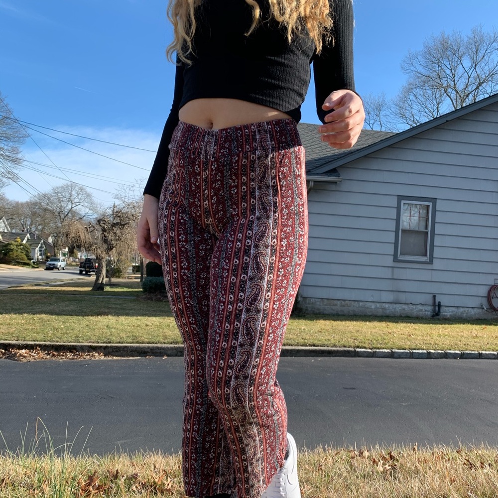Flowy patterned pants - Picture 2 of 4